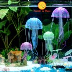 Medusa Silicona Fluorescente 5cm .parece real!