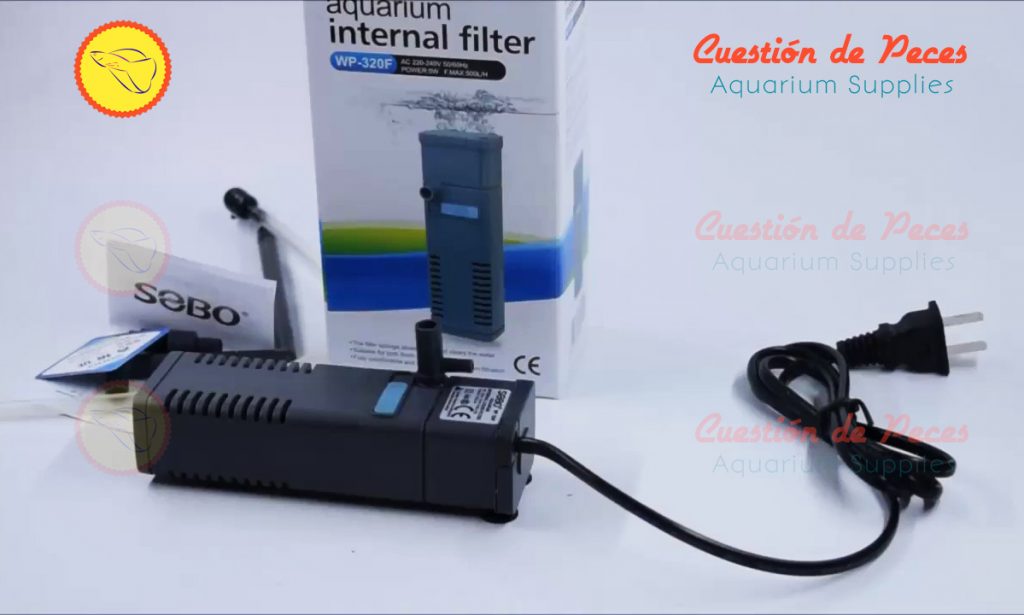 Cuestión de Peces Filtro Interno SOBO WP320F Compacto y Potente
