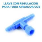 Llave plástica 1 salida para tubo de 6mm