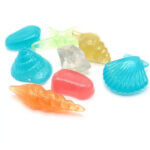 Set de 8 adornos brillantes para acuario pecera