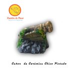 Adorno Pecera Cañon chico Pintado