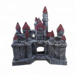 Adorno Castillo Medieval 10 puntas Acuario Resina