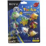 Adorno Pecesitos Plásticos Flotantes  Boyu Blister 8u Acuario