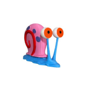 Adorno Gary amigo Bob Esponja 3 D  Acuarios peceras