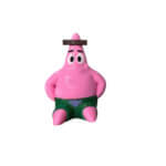 Adorno Patricio amigo Bob Esponja 3 D  Acuarios peceras