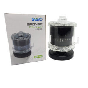 Filtro Esponja SOBO SB-533 con material filtrante Acuario