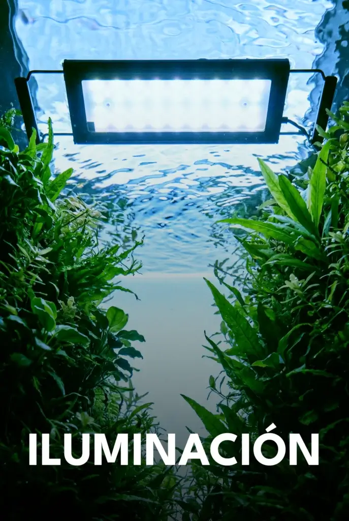 Pantalla LED profesional para iluminación de acuarios plantados.